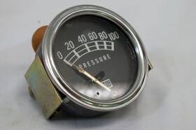828543 Stewart Warner Vintage Sw 100 Psi Oil Pressure Gauge Black 2 Inch