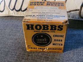 Mi-961-1 Stewart Warner 961-1 Hobbs Engine Hour Meter 6-12 Volt Vtg Usa