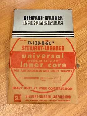D-130 Stewart Warner Vtg B-81 Inch Inner Core Speedometer Ford Flathead Scta X5