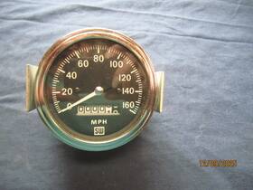 D-550-bp Stewart Warner Ratrod Instrument 0-160 Mph Speedometer Swd-550 Nos Original Box