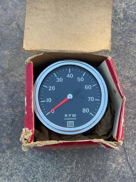 D-551-sj Stewart Warner Vintage Mechanical Tachometer D551 Se Gauge Rpm 0-3500 New
