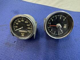 D551-se Stewart Warner Vintagestewart Mechanical Tachometer And Speedometer D551-se Stewart Warner Vintagestewart Mechanical Tachometer And Speedometer