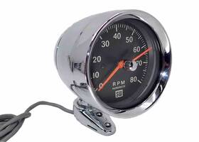 St602 Stewart Warner Pedestal Tachometer 8 000 Rpm 970j Sw Tach 60s Muscle Car Cool