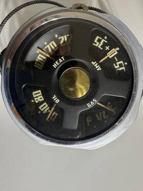 486104 Studebaker 1941 Dash Gauge Assembly