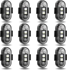 A50505-sl-us Suacopzar 12pcs Wireless Led Lights For Car Strobe Black A50505-sl-us Suacopzar 12pcs Wireless Led Lights For Car Strobe Black