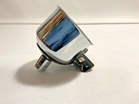 19340 Sun Tach Chrome 2 3/4 Inch Deep Tachometer Cup Or Housing And Bracket Vintage Original