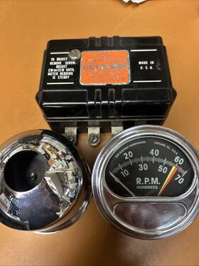 2245-63 Sun Vintage Rc Tachometer With Eb-9a Transmitter 7000 Rpm