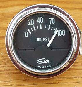 5-90047 Sun Vintage Oil Pressure Gauge Model