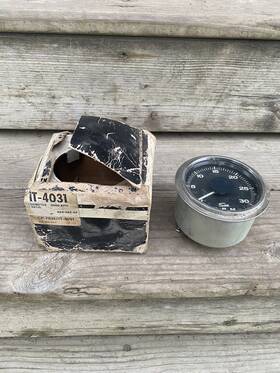 It-4031 Sun Electric Vtg Tachometer 3 000 Rpm / 1/2 1 With Box Untested Rat Hot Rod -