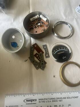 Fz-88n Sun Tachometer And Amps Blue Line Gauges Untested Parts May Not Match Up