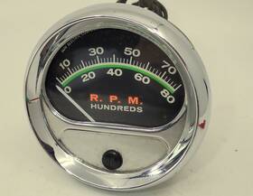 Re-88 Sun Re88 Vintage 8 000 Rpm Greenline Tachometer Cyl 12v 60s Muscle Car Works
