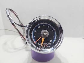 Sst-802 Sun 1960s Super Tach 8000 Rpm Gauge-untested Cracks In Glass Sst-802 Sun 1960s Super Tach 8000 Rpm Gauge-untested Cracks In Glass