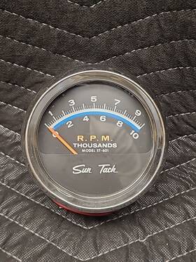 St-601 Sun Tach Vintage Model 10k Rpm Tachometer Made In Usa St-601 Sun Tach Vintage Model 10k Rpm Tachometer Made In Usa