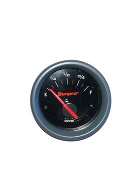 Cp7009-2 Sunpro Cp7009 Sport St Fuel Level Gauge Inch Black Face Illuminated Needle