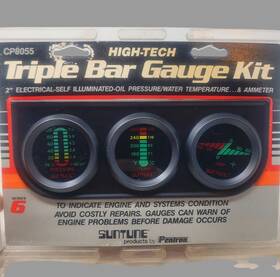 Cp8055 Suntune Nos 1980s Pentron High Tech Mini Triple Bar Gauge Kit Series 6 Cp8055 Suntune Nos 1980s Pentron High Tech Mini Triple Bar Gauge Kit Series 6