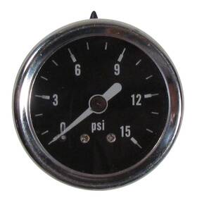 Tanks Inc. Pg15 Inc. Fuel Pressure Gauge - 0-15 Psi