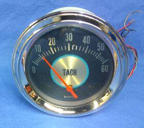 401101 Teleflex Vintage Tach 6 000 Rpm Tachometer
