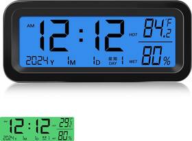 Tmys78 Timloon Car Dashboard Clock With Automatic Backlight At Night Green And Blue Black Tmys78 Timloon Car Dashboard Clock With Automatic Backlight At Night Green And Blue Black