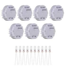 Ta99172501p Topcn-autoparts 7x Gm Speedometer Instrument Cluster Repair Stepper Motors 10 Warm White Bulbs