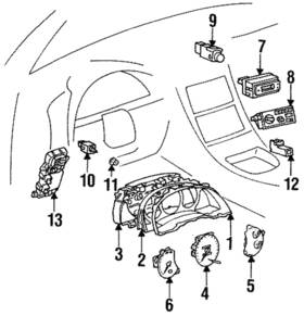 83243-20710 Toyota Genuine Fuel Gauge