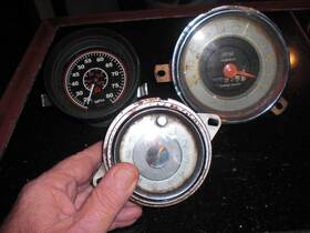 820326 Trojan Speedo Clock Brass Tachometer 5000 Rpm Hot Rod Truck Boat 820326 Trojan Speedo Clock Brass Tachometer 5000 Rpm Hot Rod Truck Boat