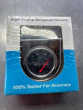 610513 Trw Illuminated Vintage Chrome Mechanical Water Temp Temperature Gauge 60-250 F