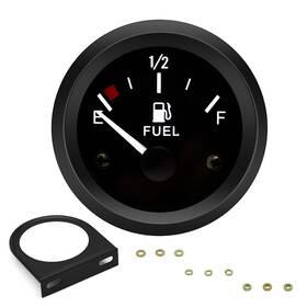 Tuxihapp Tuxihapp-thp-064 2 Inch 52mm 12v Fuel Level Gauge Meter Kit With Nut/bracket 24033ohm Boat G