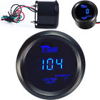 Unbranded 2 52mm Blue Digital Led Fahrenheit Water Temp Temperature Gauge Black 799975333502