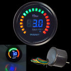 Unbranded Generic Car Auto 2 52mm Black Digital 20 Led Boost Bar Meter Gauge 799975346526