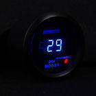 Unbranded Generic Nice 2 52mm Practical Digital Led Electronic Psi Boost Gauge Black For Car 799975361796