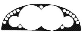 Bz-mc001-cf Unique Style Racing Usr Real Carbon Fiber Gauge Instrument Cluster Bezel For 1999-2003 Mercury Cougar