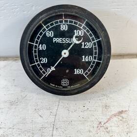 Ad-10203 Us Gauge Co. Ny Vintage Brass Pressure 0-160 Psi Model 3 1/2 Inch Ad - 10203