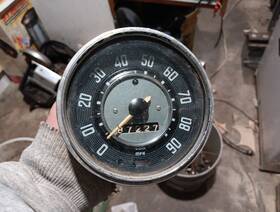 131957023e Vdo 1961 Volkswagen Beetle Bug Speedometer Type 90mph Vw 131957023e Vdo 1961 Volkswagen Beetle Bug Speedometer Type 90mph Vw