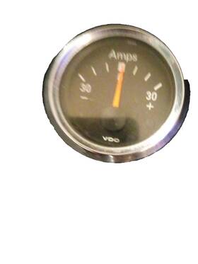 190.04739 Vdo 190.04739/1 Cockpit Amp Gauge Germany -30 Dated 10/80 12v 190.04/39/1 Fr82 Vanago