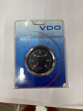 V5414000042 Vdo 333-199 Gauge Tach Ometer 3-3/8 Inch Vision Chrome Bin Or Best Offer