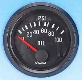 350-065 Vdo Cockpit Oil Pressure Gauge