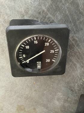 Vdo 815/25/5 U 1 2 Tachometer Gauge 3000 Rpm 24v