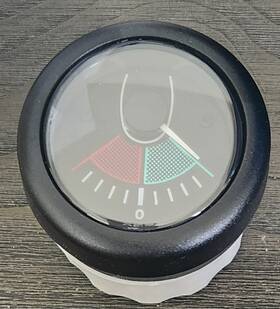 N03211412 Vdo Ocean Line Rudder Angle Indicator N 03 211 412 12v Black Bezel Marine