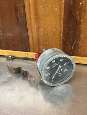 61-2931 Veglia Borletti Fiat 124 Spider Original Speedometer. 120 Mph. Used. Kf454