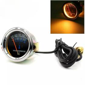 Ag006-wt Vehito Mechanical Black Metal Pointer Water Temp Temperature Gauge Sensor & 2ftft 52mm