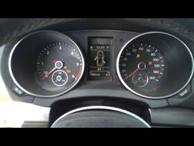 257-64821 Volkswagen Speedometer Cluster Base Engine Hatchback Mph Fits 12-13 Golf 1286569