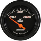 Vs28bblf Classic Instruments Velocity Series Black Oil Temperature Gauge