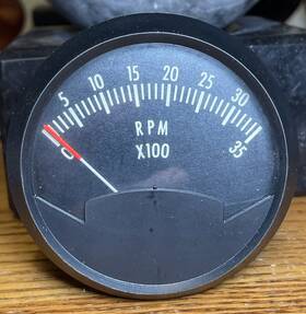 Westach 3ct3-2 Nos Westberg Tachometer 0-3500rpm 2 Or 4 Cyl