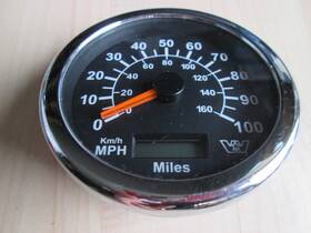 Western Star A22-71438-002 Speedometer Gauge 0-100 Mph 3-3/4 Inch Diameter #m150jg