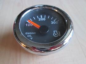 A22-71496-002 Western Star Engine Oil Temperature Gauge 100-300 Deg #m150es