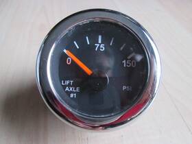 A22-71661-002 Western Star Lift Axle #1 Pressure Gauge 150psi #m150jk