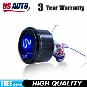 Winwinparts3 754003141726 Water Temp Gauge Temperature Car Meter With Sensor Electric Led Fahrenheit