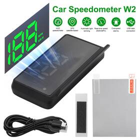 Wowpartspro 738944229224 Gps Digital Speedometer Hud Cars Head Up Display Mph Kmh Overspeed Alarm Meter