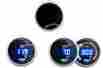 Wt-01-dig-sil Agg 2 52mm Water Temperature Temp Volt Blue Digital Led Combo Gauge Smoke Face