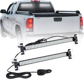 Xr-108 Xridonsen 2 In 1 White Emergency Strobe Traffic Advisor Light Bar 144